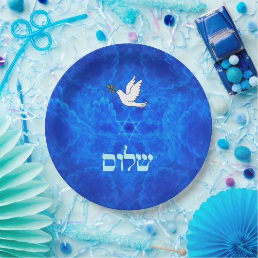 Dove - Shalom Pappteller (Party)