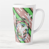 Dove Stripe Latte Tasse (Rechts)