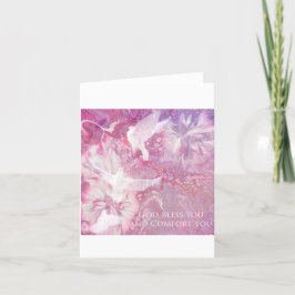 Dove Sympathy Card Blank Dankeskarte