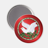 Dove und Holly Magnet (Vorderseite/Rückseite)