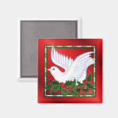 Dove und Holly Magnet (Vorderseite/Rückseite)