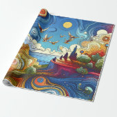 DOVE UTOPIA GESCHENKPAPIER (Ungerollt)