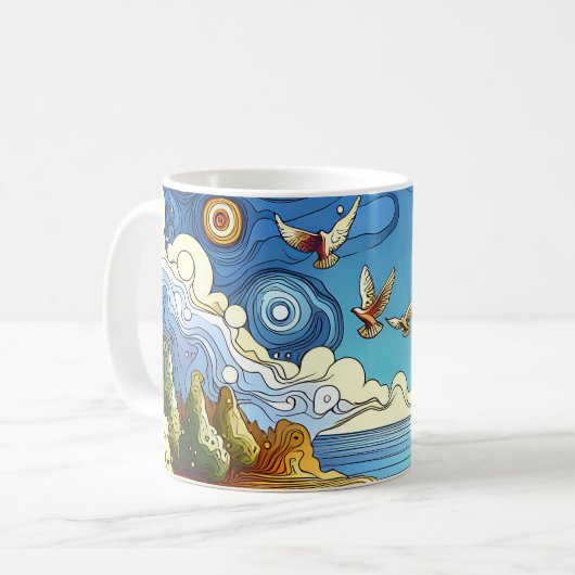 DOVE UTOPIA KAFFEETASSE (Vorderseite Links)