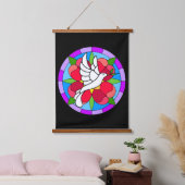 Dove Wandteppich Mit Holzrahmen (Schlafzimmer)