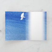 Dove Watercolor Dankeskarte (Innenseite)