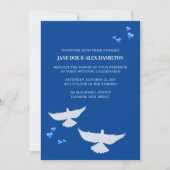 Dove Wedding Einladung (Vorderseite)