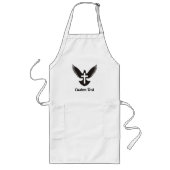 Dove with Cross Long Apron Lange Schürze (Vorne)