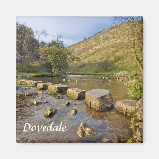 Dovedale, Derbyshire Peak District Souvenir Foto Magnet (Vorne)