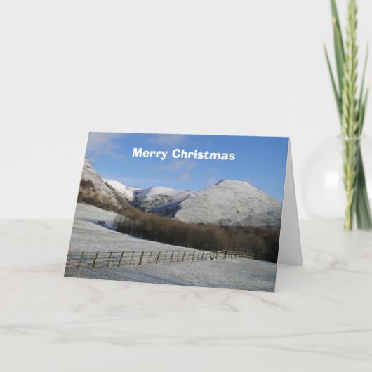 Dovedale in snow card feiertagskarte (Vorderseite)