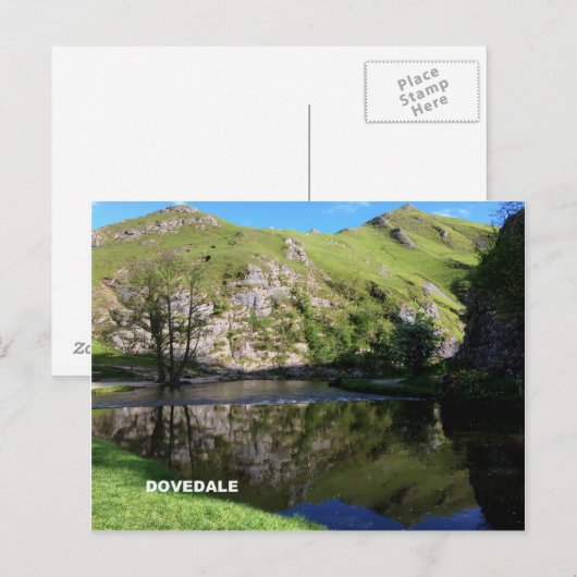 Dovedale Postkarte (Vorne/Hinten)