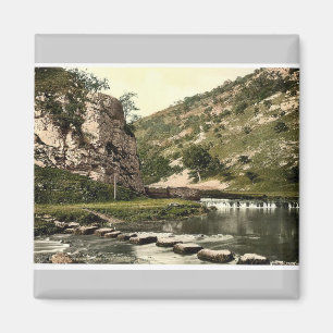 Dovedale, Sprungbrett, Derbyshire, England cla Magnet