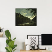 Dovedale von Mondlicht [ca. 1785] Poster (Heimbüro)