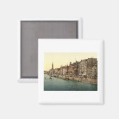 Dovenfleeth, Hamburg, Deutschland Magnet (Vorderseite/Rückseite)