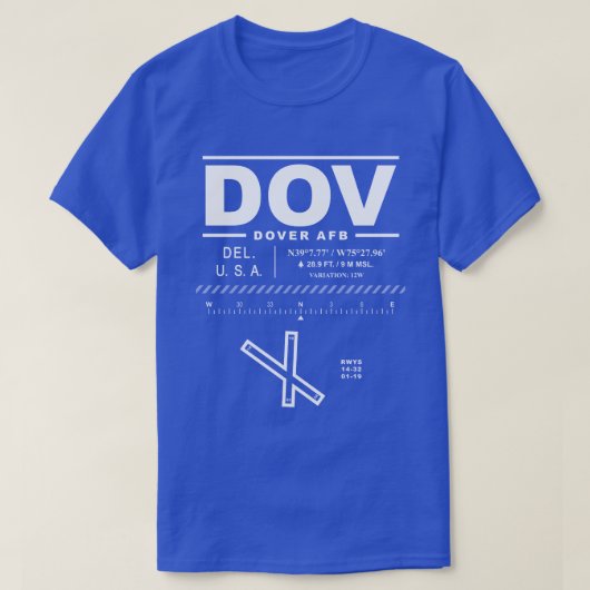 Dover AFB Air Force Base DOV T-Shirt (Design vorne)