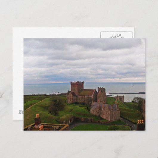 Dover Castle Postkarte (Vorne/Hinten)