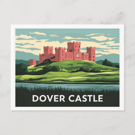 Dover Castle Postkarte (Vorderseite)