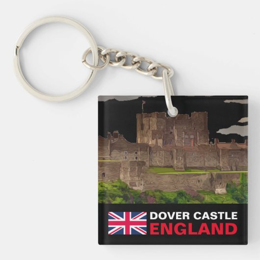 DOVER CASTLE, WALLE SCHLÜSSELANHÄNGER (Vorderseite)