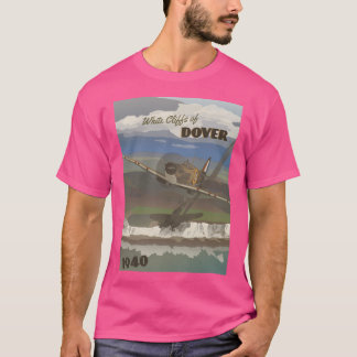 Dover Cliffs 1940 Battle of Britain Travel Poster T-Shirt