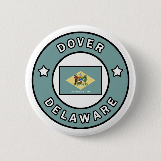 Dover Delaware Button (Vorderseite)