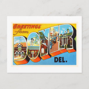 Dover Delaware DE Old Vintage Travel Postcard - Postkarte