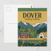 Dover, Delaware Delaware Postkarte (Vorne/Hinten)