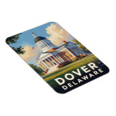 Dover Delaware First State Reise Magnet (Rechte Seite)