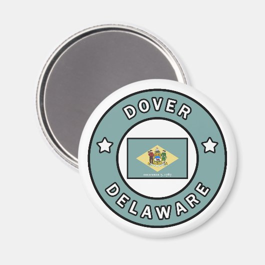 Dover Delaware Magnet (Vorderseite/Rückseite)