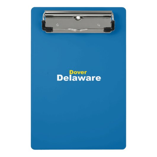 Dover, Delaware Mini-Zwischenablage Mini Klemmbrett (Vorderseite)