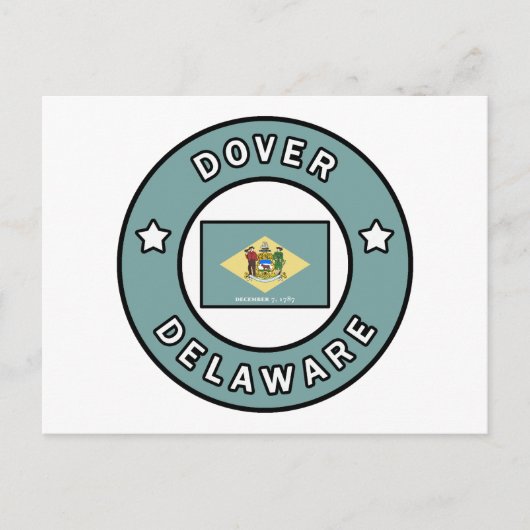 Dover Delaware Postkarte (Vorderseite)