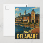 Dover Delaware Reise-Geschenk Postkarte (Vorne/Hinten)