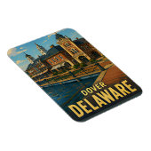 Dover Delaware Reisegeschenk Magnet (Rechte Seite)