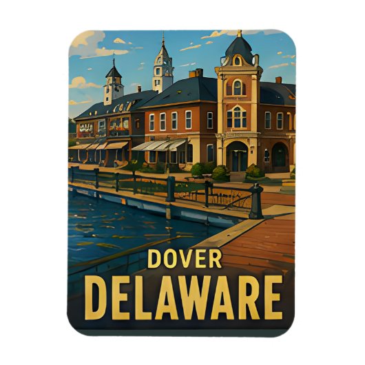 Dover Delaware Reisegeschenk Magnet (Vertikal)