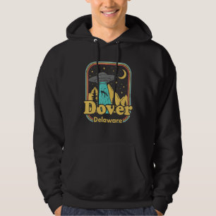 Dover Delaware UFO Außerirdischer Jäger 80er Staat Hoodie