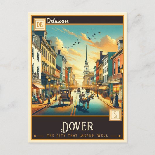 Dover, Delaware | Vintage Postkarte (Vorderseite)