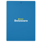 Dover, Delaware-Zwischenablage Klemmbrett (Rückseite)