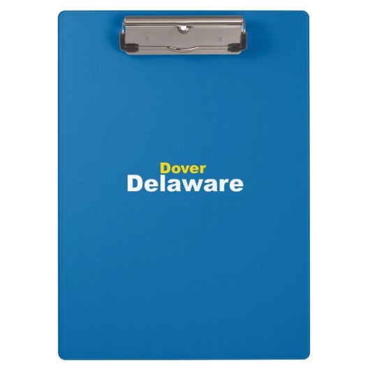 Dover, Delaware-Zwischenablage Klemmbrett (Vorderseite)