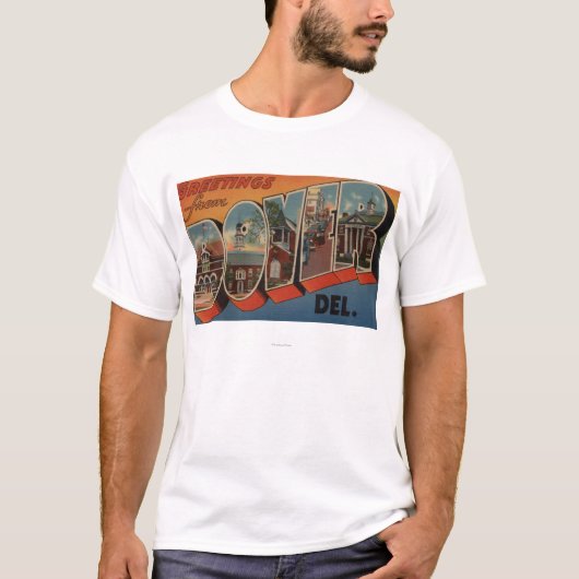 Dover, DelawareLarge Letter ScenesDover, DE T-Shirt (Vorderseite)