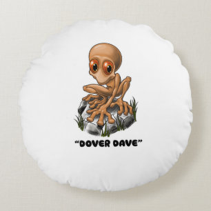 Dover Demon "Dover Dave" Cryptid Rundes Kissen