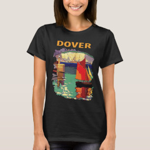 Dover England Klippen Retro Reise T-Shirt