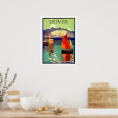 Dover, England, Segelschiff, Marine, Vintag Poster (Küche)