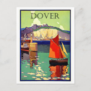 Dover, England, Segelschiff, Marine, Vintag Postkarte