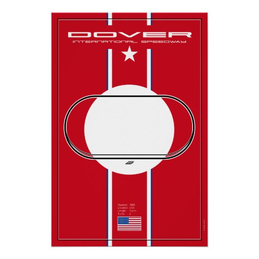 Dover International Speedway Poster (Vorderseite)