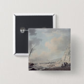 Dover-Klippen Button (Vorne & Hinten)