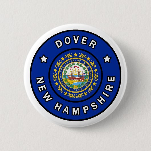 Dover New Hampshire Button (Vorderseite)