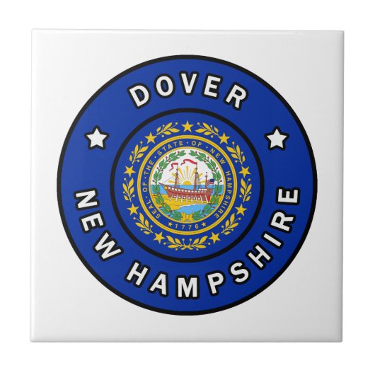 Dover New Hampshire Fliese (Vorderseite)