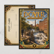 Dover New Hampshire Vintage Art Deco Golden Age