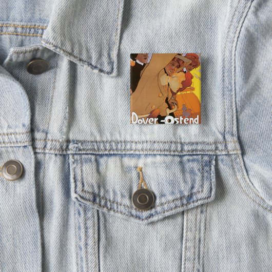 Dover-Ostende-Linie Button (Beispiel)