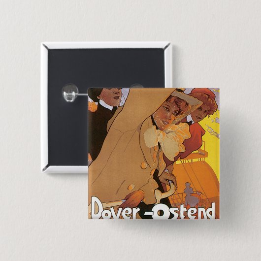 Dover-Ostende-Linie Button (Vorne & Hinten)