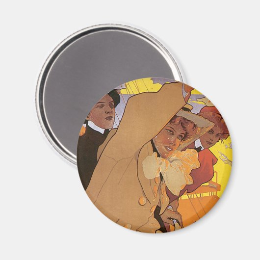 Dover-Ostende-Linie Magnet (Vorderseite/Rückseite)