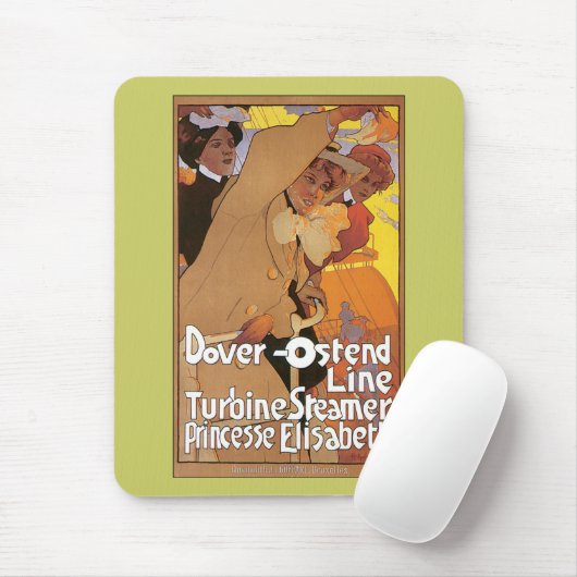 Dover-Ostende-Linie Mousepad (Mit Mouse)